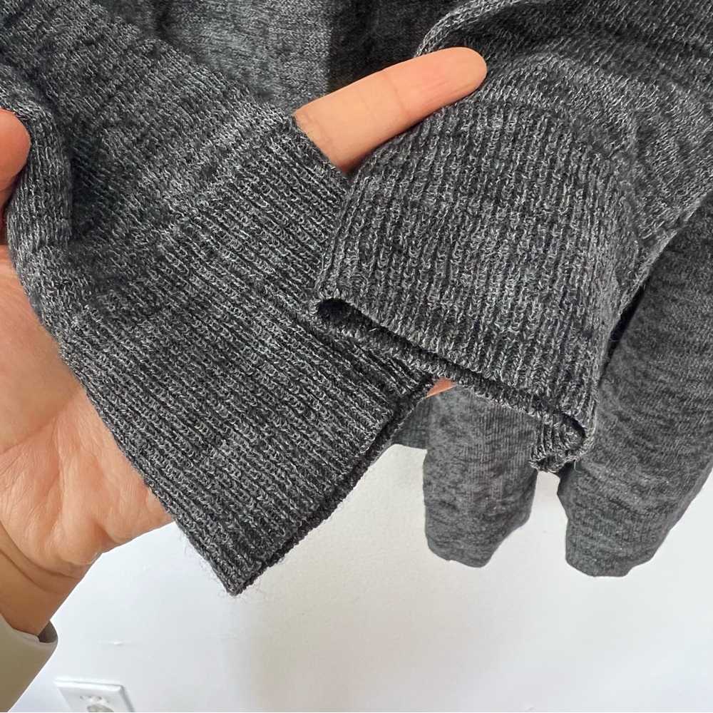 Theory Draped Trincy Wool Open Front Cardigan Swe… - image 8